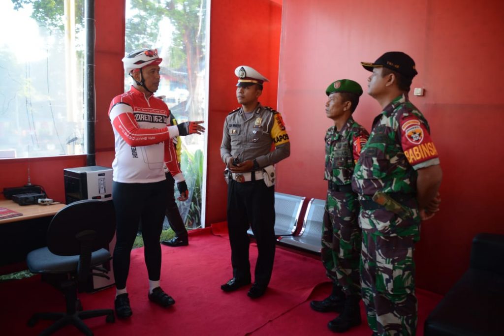 Danrem 162/WB Pantau Pos Pengamanan Natal dan Tahun Baru
