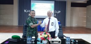 Jadi Narasumber di IHT Kanwil Pajak, Pasiter Korem 162/WB Sampaikan Beberapa Hal Penting.