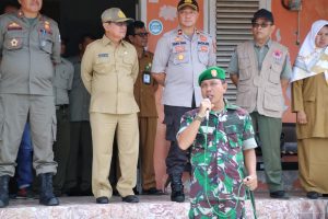 Sikapi Cuaca Ekstream. Dandim 1628/SB Pimpin Gelar Apel Siaga Pasukan Gabungan.