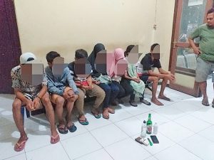 Tujuh Remaja Ingusan di Dompu Diciduk Saat Pesta Miras. Tiga Orang Positif Narkoba