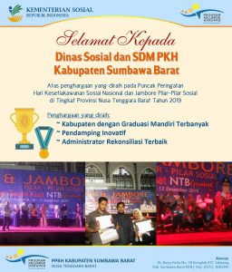 Angka Graduasi Atau Penurunan KPM Terbanyak Diraih Sumbawa Barat