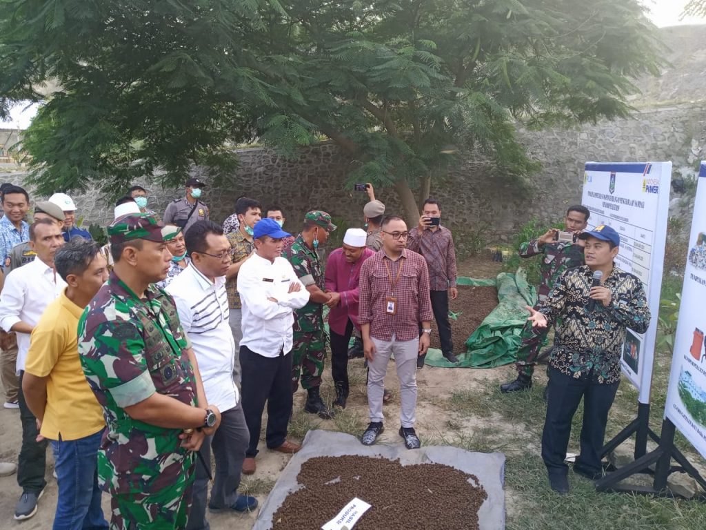 Danrem 162/WB  Apresiasi Dan Mendukung Pengolahan Sampah Jadi Bahan Bakar Energi Pellet