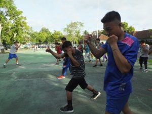 Cari Bibit Atlet Tinju, Ketua Pertina Loteng Rekrut 139 Peserta Latihan Dari 12 Kecamatan
