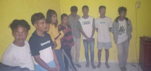 10 Orang Pelajar Diamankan Polres Dompu, Diduga Sedang Pesta Narkoba, Tiga Orang Perempuan.