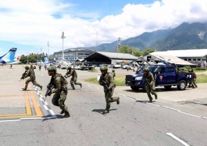Satgas Pamrahwan Papua Yonko 462 Paskhas Latihan Kesiapan Operasi