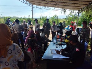 Fokus Penanganan Covid19, Dandim Sumbawa Barat Cek Posko Satgas di Poto Tano
