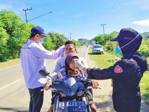 Perketat Jalan Masuk ke Sumbawa Barat. Tercatat Pelaku Perjalanan Dari Wilayah Terjangkit Capai 375 Orang.