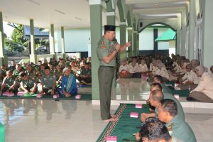 Ini Esensi Jam Komandan Korem 162/WB Usai Upacara Bendera