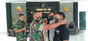 Ini Wujud Kepedulian Korem 162/WB Kepada Insan Media