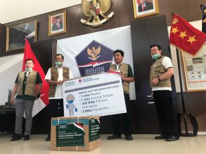 DUKUNG GUGUS TUGAS HADAPI COVID-19,   TANOTO FOUNDATION DONASI APD