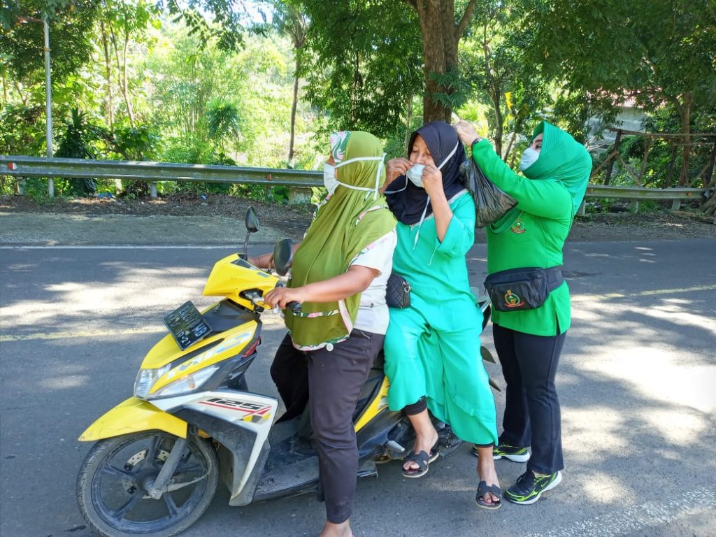 Ini Yang Dilakukan Istri Prajurit Kodim Dompu Peringati HUT ke 74 Persit KCK
