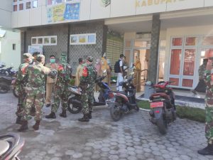 Dandim Lotim Apresiasi Gerak Cepat Satgas Gugus Tugas Covid-19 Aikmel Lakukan Rafid Tes Satri
