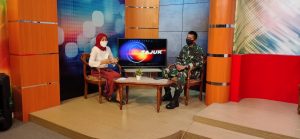 Dandim Lotim Gelar Dialogi Interkatif Bertajuk Peran Kodim 1615/Lotim Dalam Penanganan Covid-19 Di Kabupaten Lombok Timur
