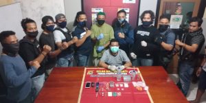 Sat Resnarkoba Polres Bima Kota, Ringkus Empat Pria Pemilik Narkoba 46,86 Gram