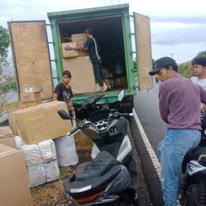 Anggota Polres Dompu Amankan Tiga Unit Sepeda Motor Tanpa Surat Kendaraan Lengkap.