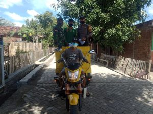 Kodim Jajaran Korem 162/WB Bersinergi Mensosialisasikan Imbauan Pemerintah