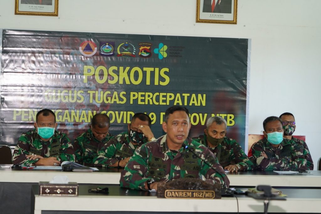 Menjelang Hari Raya Idul Fitri, Danrem 162/WB Vicon Dengan Pangdam IX/Udayana