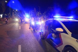 Polres Sumbawa Barat dan Tim Gabungan Patroli Pengamanan Malam Takbiran.