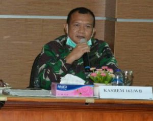 Kasrem 162/WB : Pemangku Pemerintahan Paling Bawah Berperan Penting Cegah Covid-19