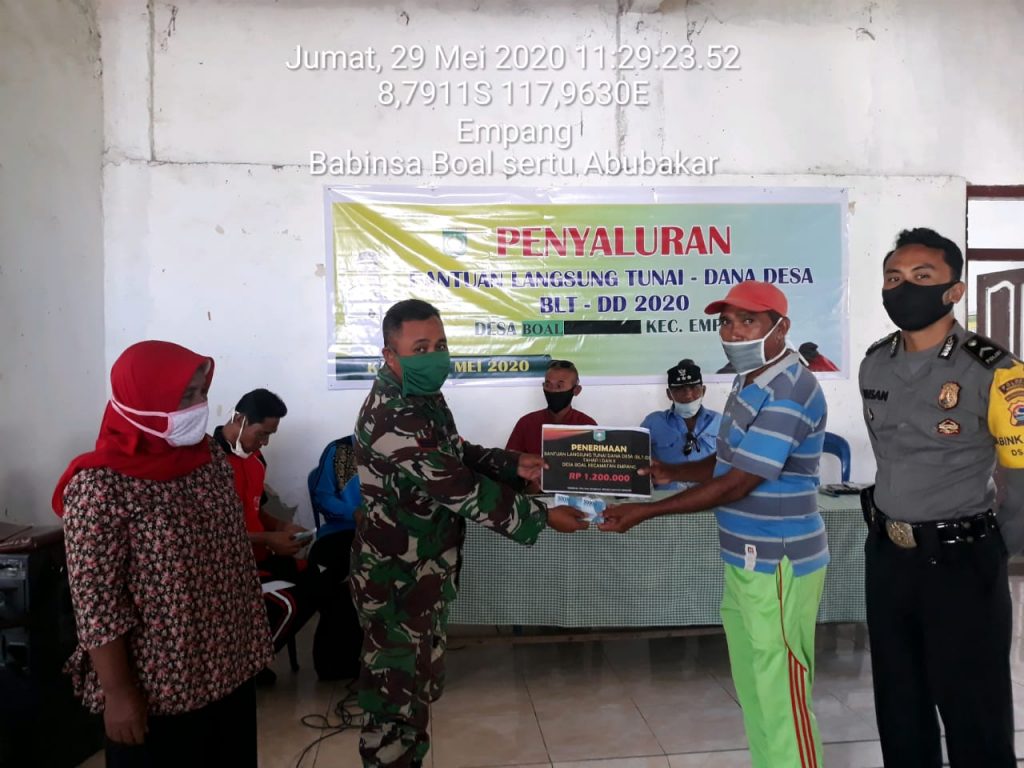 Dandim 1607/Sumbawa : Babinsa dan Babinkamtibmas Terus Bersinergi Ditengah Pandemi Covid-19