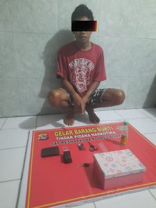 Hendak Transaksi Narkotika Sat Res Narkoba Polres Dompu Amankan Pria Pemilik 0,23 Gram Shabu.