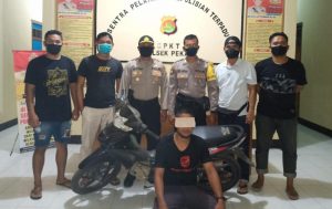 Ungkap Curanmor Melalui CCTV. Polsek Pekat Tangkap Rambo Anggota PAM HUT KPH Tambora.