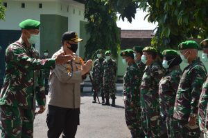 Danrem 162/WB Sambut Hangat Silaturrahim Pejabat Kapolda NTB Yang Baru