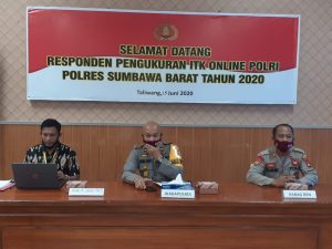 Mapolres Sumbawa Barat Gelar Pengisian Kuesioner Persepsi Responden Eksternal ITK-O