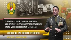 Kasad Jenderal TNI Andika Perkasa Ikuti Upacara Virtual Peringati Hari Lahir Pancasila I TNI AD 60”