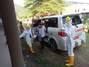 Tidak Patuhi Aturan dan  Lakukan Perjalanan Saat Dikarantina PPTG di Sumbawa Barat Dijemput  Petugas.