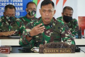 Menyongsong Pemberlakuan New Normal di Wilayah NTB, Ini Penekanan  Pangdam IX/Udayana Kepada   Danrem 162/WB