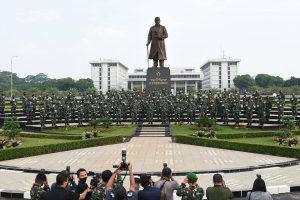 Panglima TNI Terima Laporan Kenaikan Pangkat 84 Perwira Tinggi