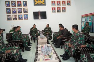 Danrem 162/WB Terima Kunjungan Pejabat Baru Danlanal Mataram