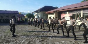 Jaga Kebugaran dan Asah Kemampuan Anggota, Sat Samapta Latihan Rutin Bela diri