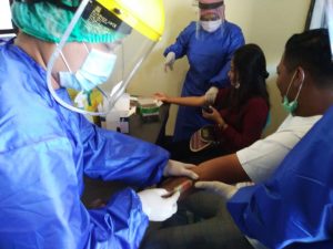 82 Orang Ikut Rapid Test Gratis Yang Diadakan Bagian Sumda Polres Sumbawa Barat, Hasilnya Langsung Keluar