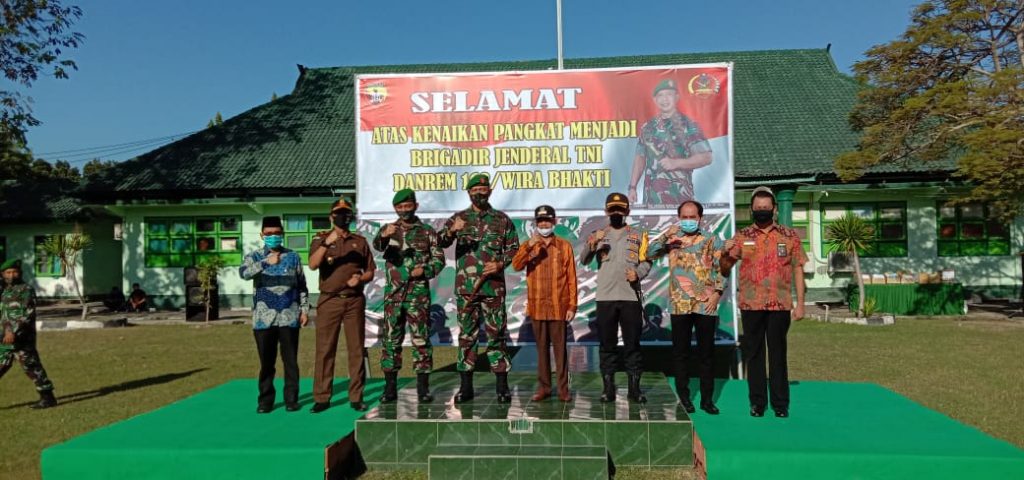 Kunker Ke Sumbawa, Danrem 162/WB Apresiasi Forkopimda Dalam Pencegahan Penyebaran Covid-19