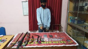 Gagalkan Transaksi Narkoba di KTC, Polisi Tangkap Seorang Pelajar di Sumbawa Barat dan Mengamankan 6 Senjata Tajam.
