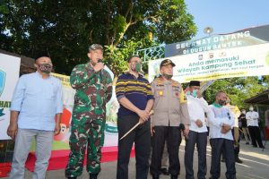 Danrem 162/wb Dukung Program Kampung Sehat Minimalisir Penyebaran Covid-19