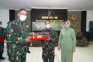 Pimpin Serah Terima Jabatan Dandim 1606/Lobar, Ini Harapan Danrem 162/WB Terkait Rehab Rekon RTG Dan Penangan Covid-19