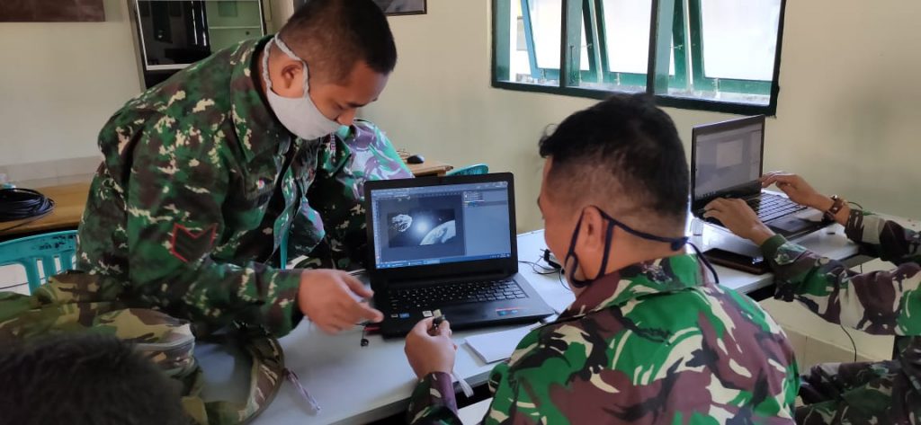 Tingkatkan Kemampuan Personel, Kodim Lotim Gelar Pelatihan Editing
