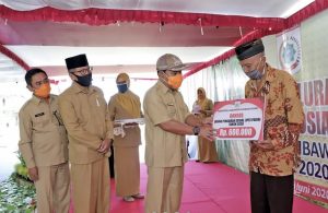 Launching Bansos JPS Pariri Pemda Sumbawa Barat Tambah Jumlah Bantuan Atasi Dampak Sosial Ekonomi.