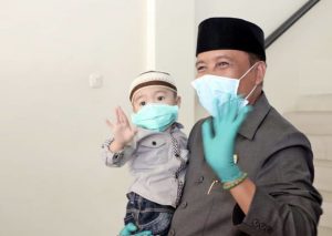 Lepas 5 Pasien Sembuh Dari Covid-19, Wakil Bupati Terharu Perjuangan Balita 2 Tahun Selama Masa Isolasi