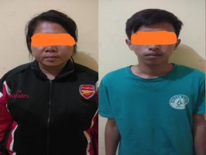 Kembangkan Kasus Narkoba Polisi Tangkap Pria dan Wanita Bersama Lima Poket Shabu di Bima.