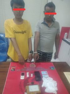 Tim Satres Narkoba Polres Sumbawa Tangkap Dua Pemuda Hendak Transaksi Shabu