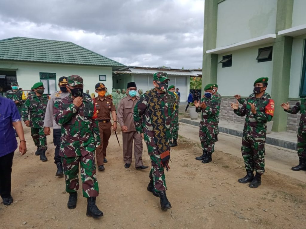 Brigjen TNI Syafrial : Apresiasi TMMD 108 Kodim 1628/SB Serta Ingatkan Satgas Dan Masyarakat Pedomani Protokol Cegah Covid -19