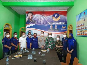 Jelang Pilkada 2020, Kapolres Dompu Lakukan Silaturahmi Kepada Ketua Partai Pastikan Kondusifitas