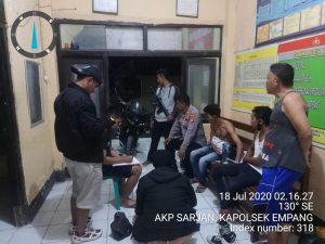 Gerak Cepat, Hanya Tiga Jam Berselang Polsek Empang Tangkap Pelaku Curanmor