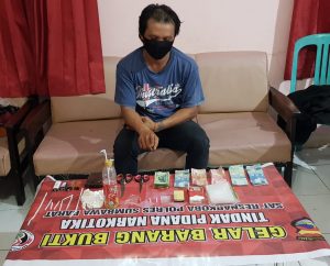 Diduga mengedarkan Shabu di Tiangnam, Seorang Pria di Sumbawa Barat Ditangkap Polisi