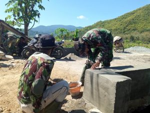 Progress Sasaran Fisik di TMMD 108 Sumbawa Barat Hampir Rampung