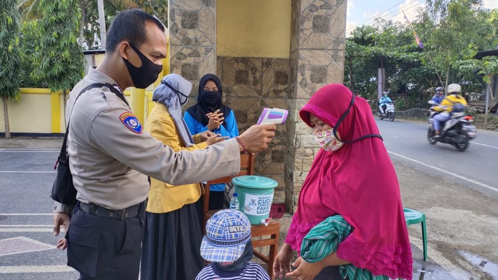 Kegiatan Posyandu Didesa Cendi Manik Terapkan Protokol Kesehatan Covid 19